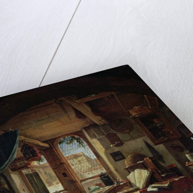 An Alchemist in his Laboratory by Thomas Wyck