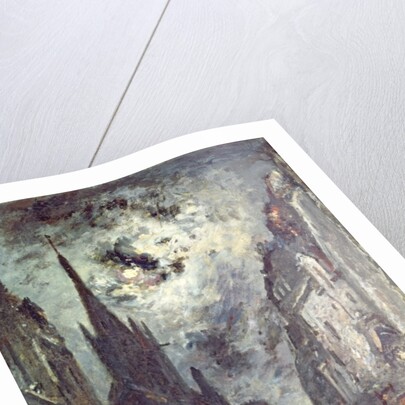 Rue Saint-Severin, 1877 by Johan-Barthold Jongkind