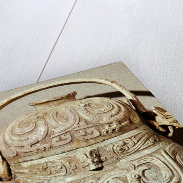 Ritual 'yu' wine bucket inscribed by Kung by School Chinese