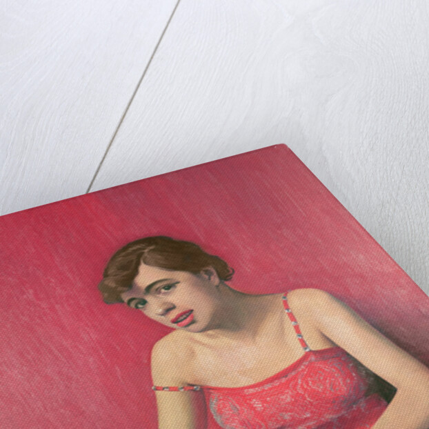 Romanian Woman in a Red Dress, 1925 by Felix Edouard Vallotton