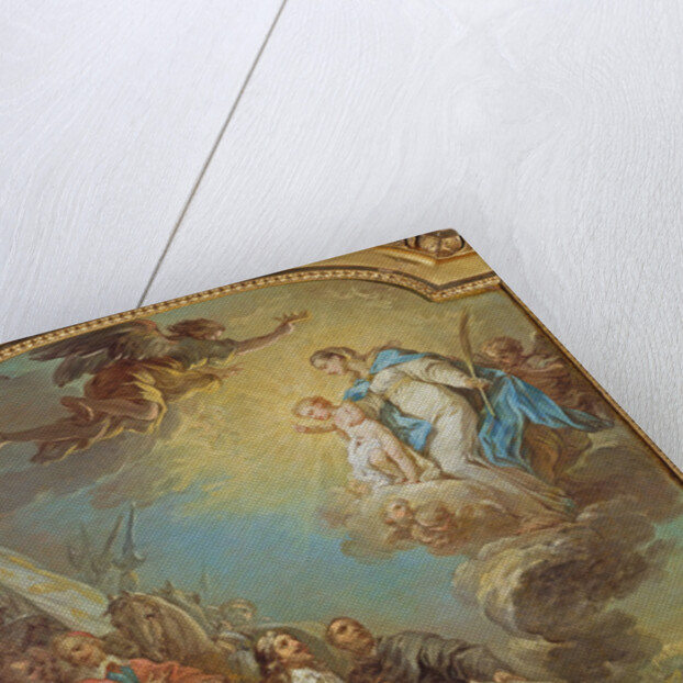 Study for Louis XIII Dedicating the Church of Notre-Dame-des-Victoires to the Virgin in 1629, before 1748 by Carle van Loo