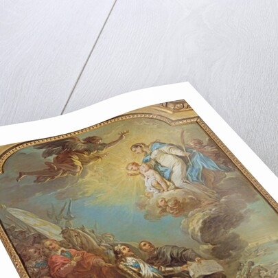 Study for Louis XIII Dedicating the Church of Notre-Dame-des-Victoires to the Virgin in 1629, before 1748 by Carle van Loo