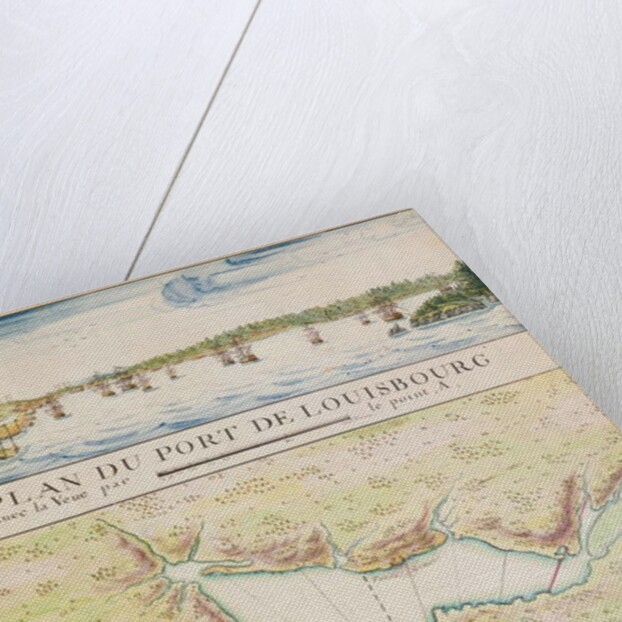 Plan of the Port of Louisbourg by French School