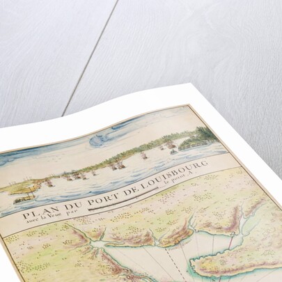 Plan of the Port of Louisbourg by French School
