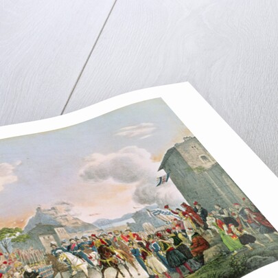 Entrance of Otto of Bavaria into Nauplia, 6th February 1833 by German School