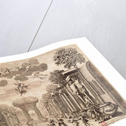Set design for 'Andromede' by Pierre Corneille by Francois Chauveau