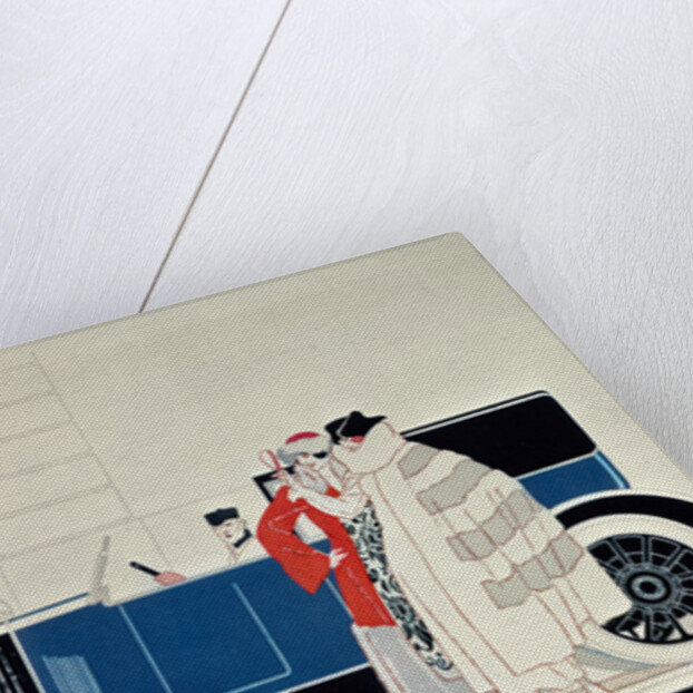 The New 6 Cylinder Renault, c.1920 by Rene Vincent