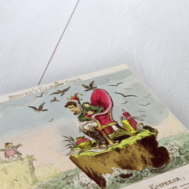 Boney's Elba Chair, published by S. Knight, London, 5th May 1814 by George Cruikshank