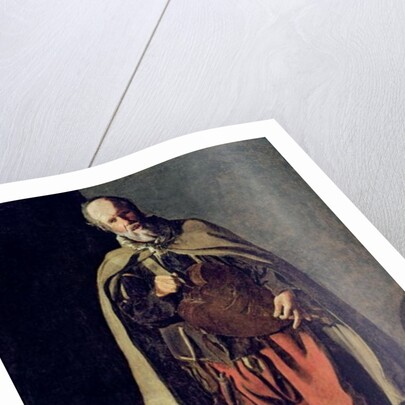 The Hurdy Gurdy Player with his Dog, 1620s by Georges de la Tour