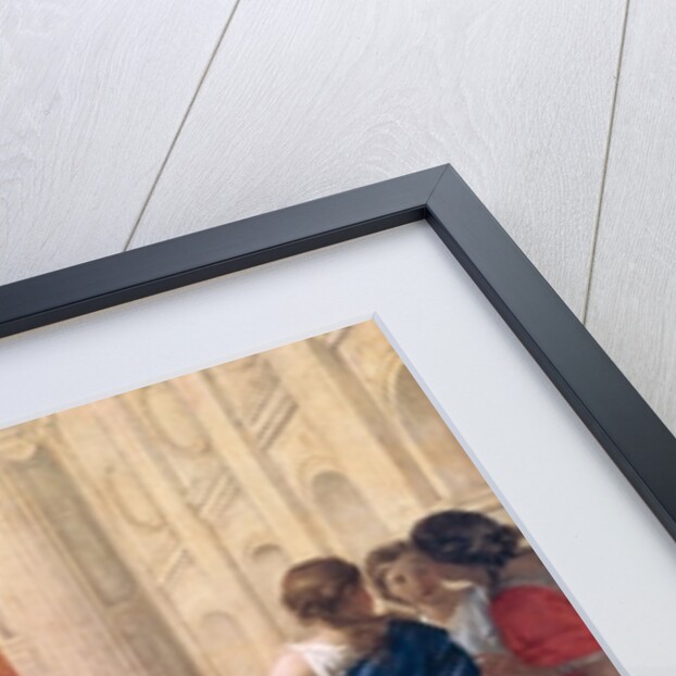 Poliphilus Kneeling before Queen Eleuterylida, c.1643-44 by Eustache Le Sueur