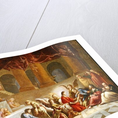 Jesus Washing the Disciples Feet by Claude Vignon