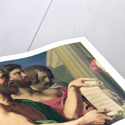 The Greek Tragedians, study for 'The Apotheosis of Homer' by Jean Auguste Dominique Ingres