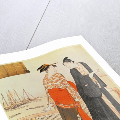 A Teahouse by the Water by Torii Kiyonaga