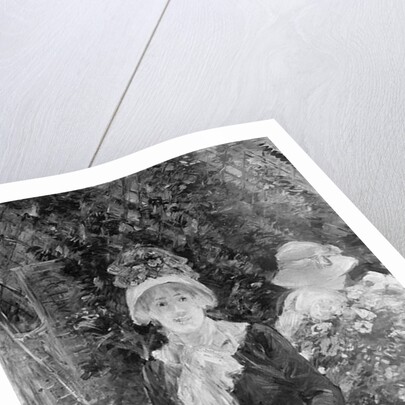 Young Woman in a Garden, 1883 by Berthe Morisot