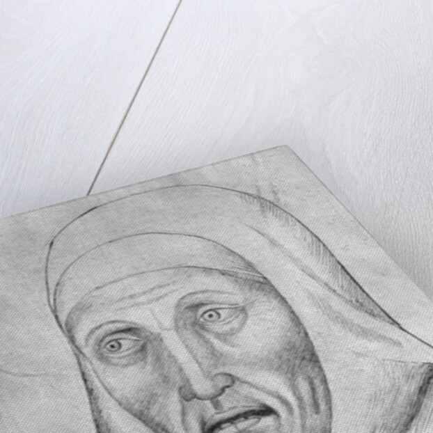 Head of a monk by Antonio Pisanello