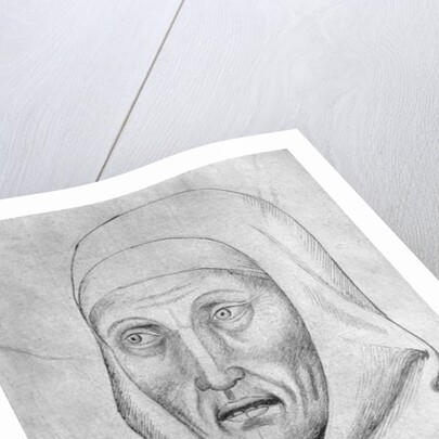 Head of a monk by Antonio Pisanello