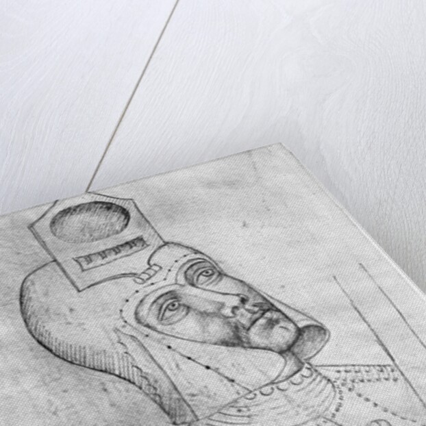 Soldier wearing a visored helmet by Antonio Pisanello