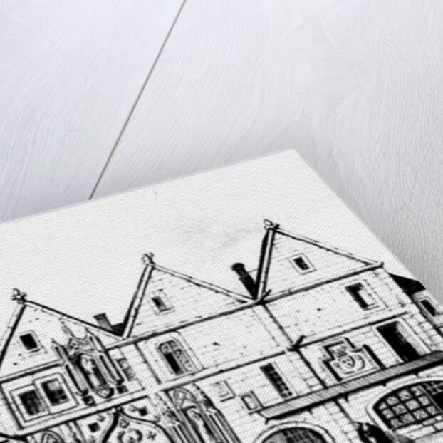 The College of Navarre in 1440 by Francois Alexandre (after) Pernot