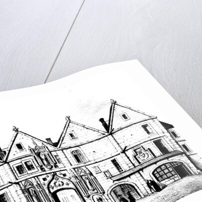 The College of Navarre in 1440 by Francois Alexandre (after) Pernot