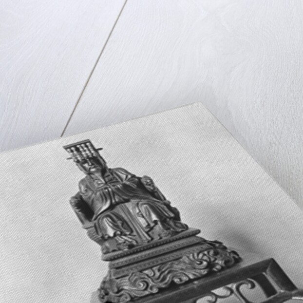 Statuette of Confucius as a Mandarin, Qing Dynasty by School Chinese