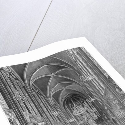 Celebration of the mass for the magistrature at the Sainte Chapelle, c.1849 by French School