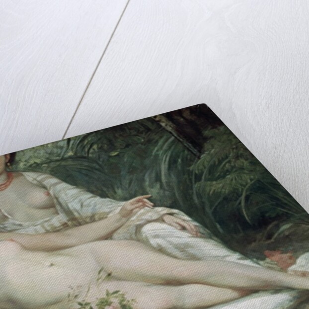 Bathers or Two Nude Women, c.1858 by Gustave & Hanoteau Hector (1823-90) Courbet