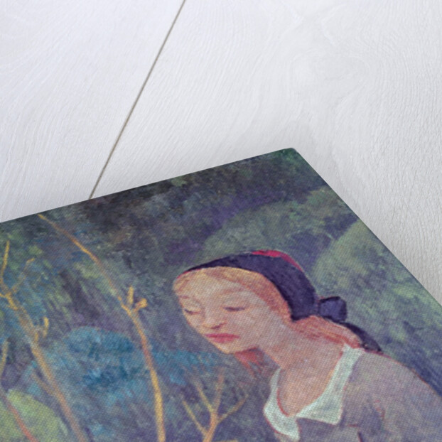 Young Girl with a Pink Stocking or Young Breton Knitting, 1920 by Paul Serusier