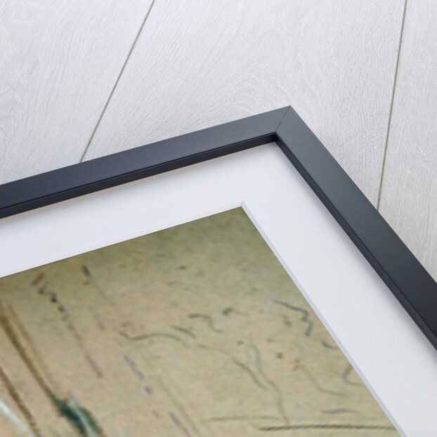 At the Top of the Staircase of the Rue des Moulins by Henri de Toulouse-Lautrec