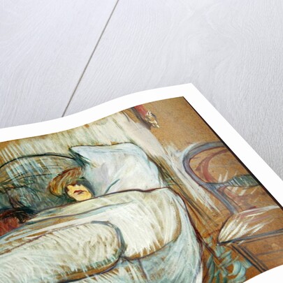 In Bed, 1894 by Henri de Toulouse-Lautrec