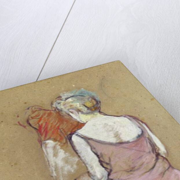 Two Semi-Nude Women at the Maison de la Rue des Moulins, 1894 by Henri de Toulouse-Lautrec