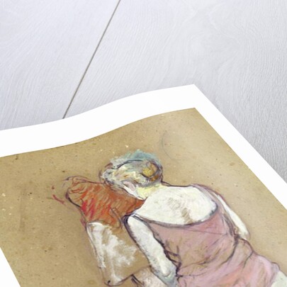 Two Semi-Nude Women at the Maison de la Rue des Moulins, 1894 by Henri de Toulouse-Lautrec