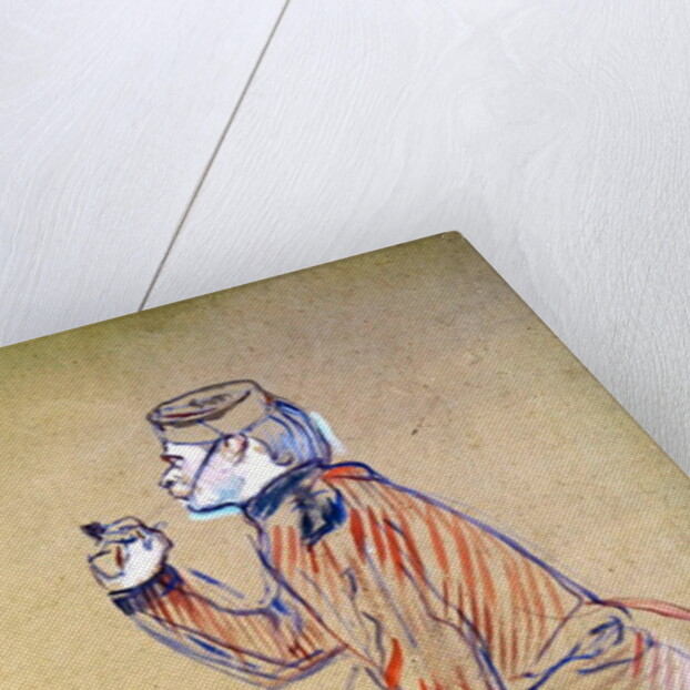 English Soldier Smoking a Pipe, 1898 by Henri de Toulouse-Lautrec