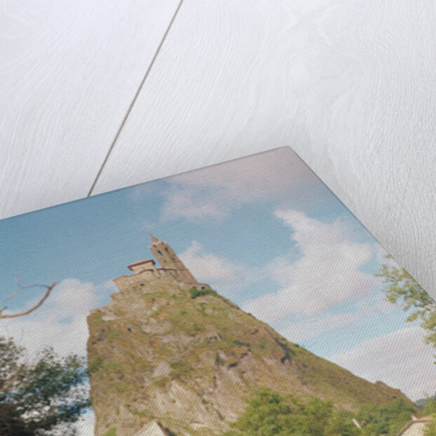 View of the Rocher d'Aiguilhe with the Church of St. Michel de l'Aiguilhe by Anonymous