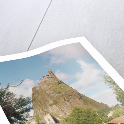 View of the Rocher d'Aiguilhe with the Church of St. Michel de l'Aiguilhe by Anonymous