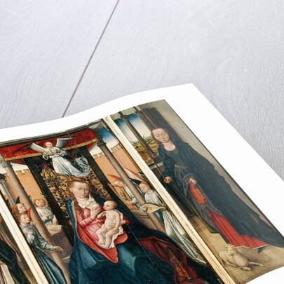 The Virgin and Child with SS. Catherine and Agnes by Master of the Legend of St. Catherine