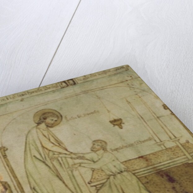 St. Eligius saving the Church of St. Martial from fire and curing a crippled man in the Church of St. Denis by French School