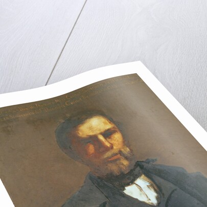 Portrait of Theodore Cuenot, 1847 by Gustave Courbet