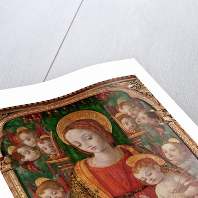 Virgin and Child with SS. Gregory and Martin by Nikola Bozidarovic