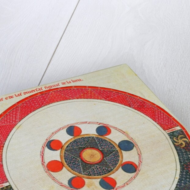 Fol.44r Table of the Movements of the Moon in Relation to the Sun by Ermengaut Matfre