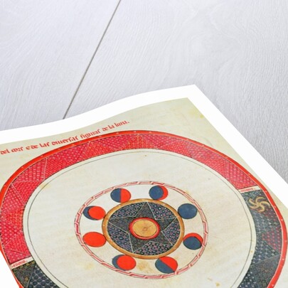 Fol.44r Table of the Movements of the Moon in Relation to the Sun by Ermengaut Matfre