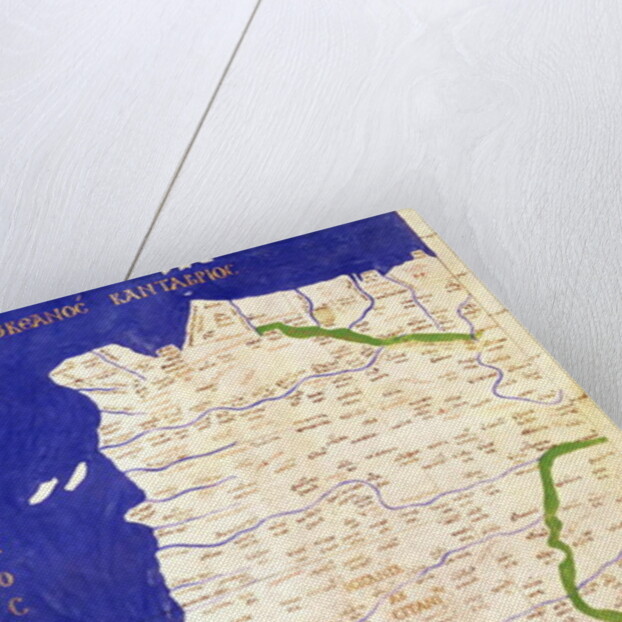 Map of Spain and Portugal by Ptolemy