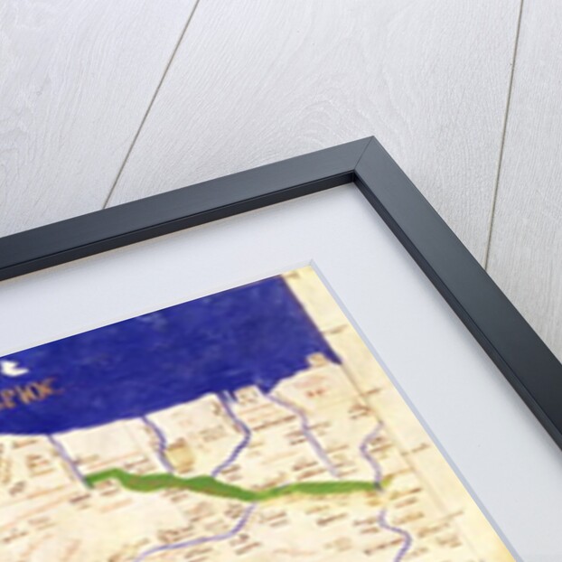 Map of Spain and Portugal by Ptolemy