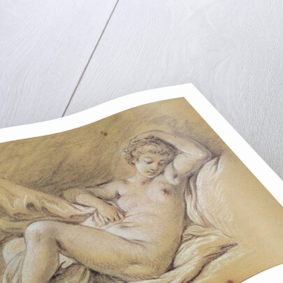 Nude Woman on a Bed by Francois Boucher