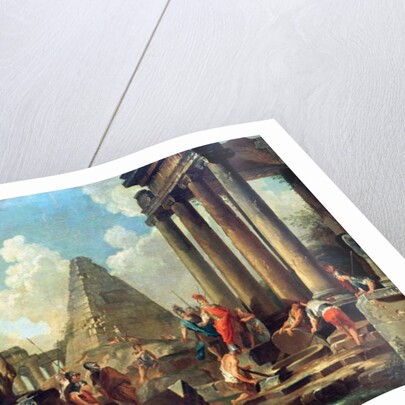 Alexander III the Great before the Tomb of Achilles by Giovanni Paolo Pannini or Panini