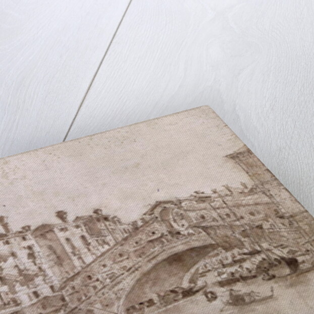 The Rialto Bridge, Venice by Francesco Guardi