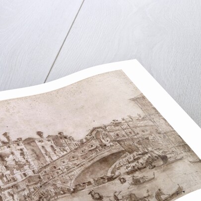 The Rialto Bridge, Venice by Francesco Guardi