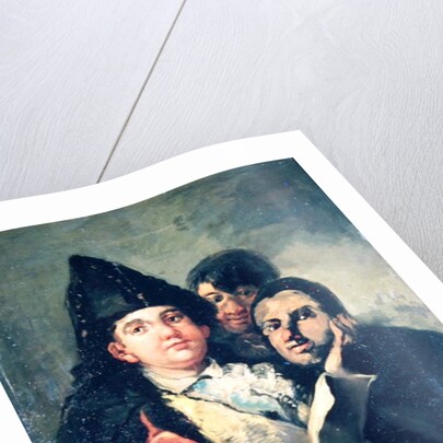 Manolito Guasquez and the Fool of Coria by Francisco Jose de Goya y Lucientes