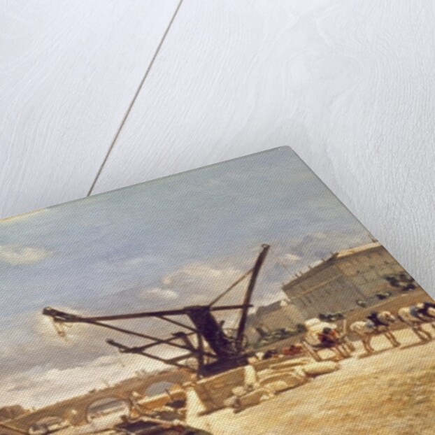 View of the Pont Royal, Paris by Johan-Barthold Jongkind