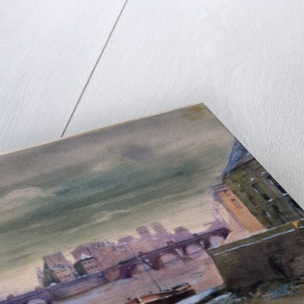 The Pont-Neuf and the Ile de la Cite, 1881 by Henri Jean-Baptiste Levis