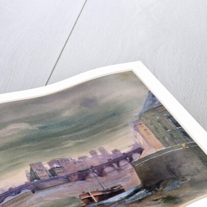 The Pont-Neuf and the Ile de la Cite, 1881 by Henri Jean-Baptiste Levis